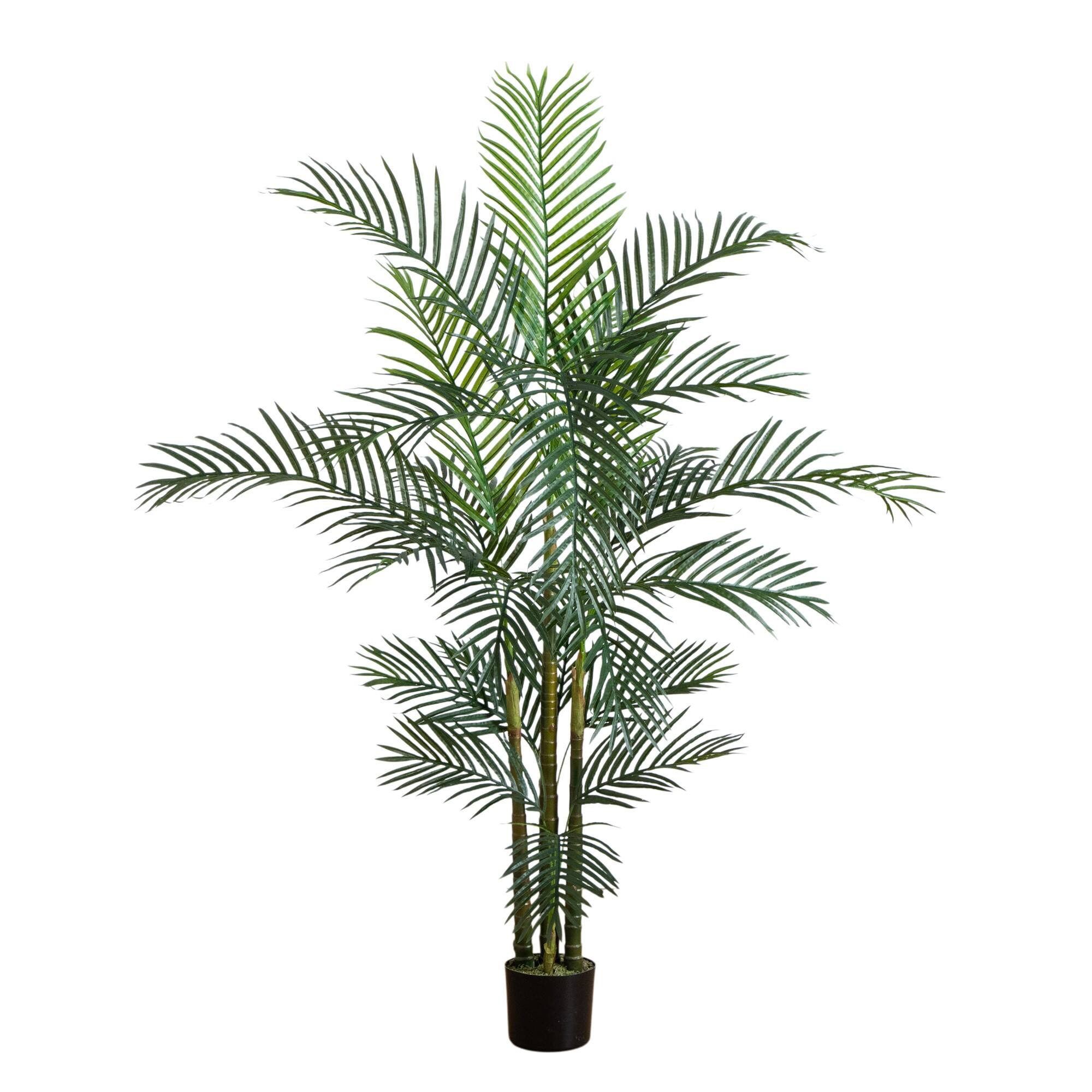 6ft. Potted UV Resistant Areca Palm Tree